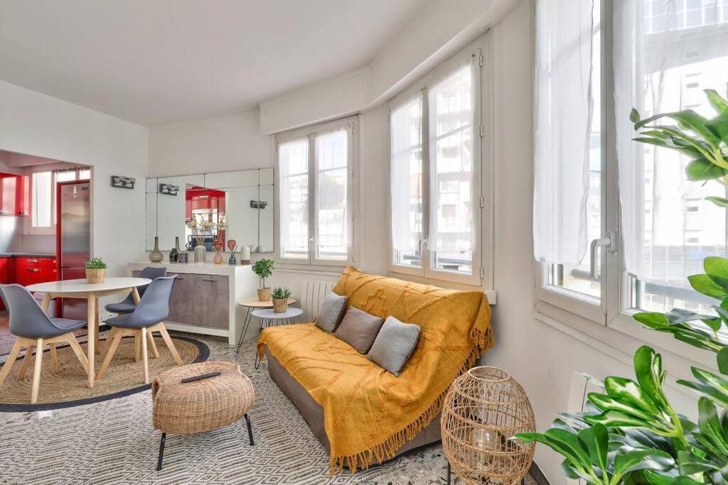 L29 Lenval Beach At 1Min Walk To Sea Front Ac Balcony Nice Eksteriør bilde