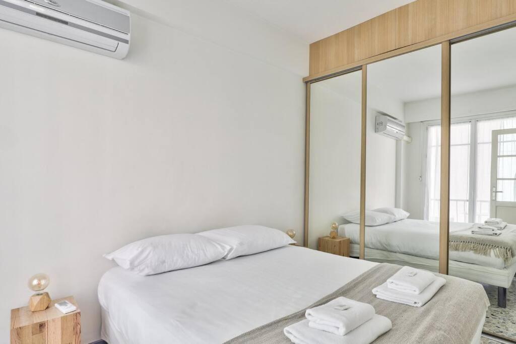 L29 Lenval Beach At 1Min Walk To Sea Front Ac Balcony Nice Eksteriør bilde